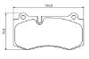 Brake Pad Set, disc brake MERCEDES-BENZ - 005 420 78 20