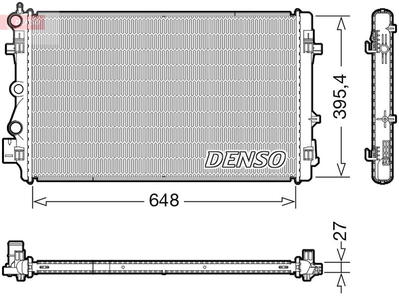 Radiator, engine cooling -