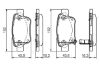 Brake Pad Set, disc brake TOYOTA - 04466-05010