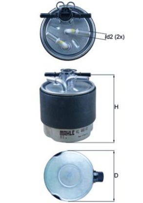 Fuel Filter RENAULT - 16 40 0JD 50A