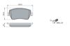 Brake Pad Set, disc brake MERCEDES-BENZ - 415 421 05 10