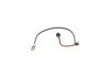 Warning Contact, brake pad wear -