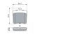 Brake Pad Set, disc brake MERCEDES-BENZ - 003 420 27 20