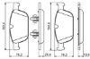 Brake Pad Set, disc brake VOLVO - 30793943