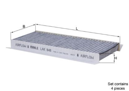 Filter, cabin air BMW 3 (E90) M3 CRT