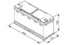 Starter Battery 105Ah 950A 390*175*190 - +