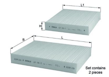 Filter, cabin air PSA - 16 099 987 80