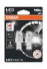 Bulb, interior light W16W W2,1X9,5D punane, 2tk pakis