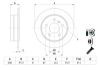 Brake Disc MERCEDES-BENZ - 169 423 09 12