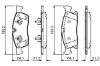 Brake Pad Set, disc brake MERCEDES-BENZ - 007 420 80 20