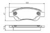 Brake Pad Set, disc brake PSA - 16 138 199 80