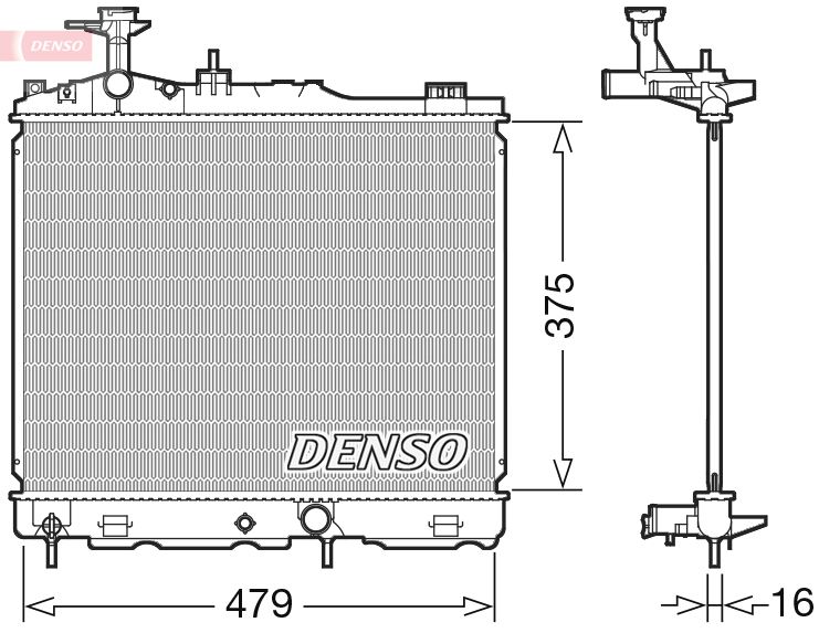 Radiator, engine cooling - Radiator, engine cooling -