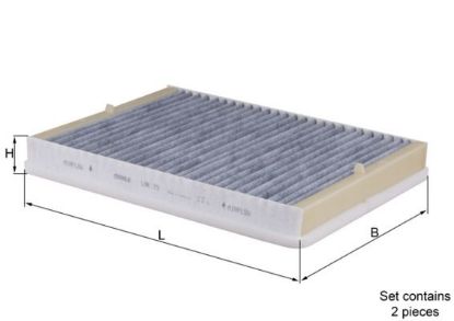 Filter, cabin air BMW - 64 31 9 216 589