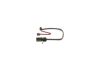 Warning Contact, brake pad wear -