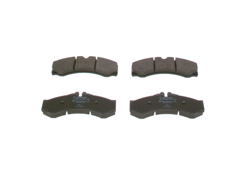 Brake Pad Set, disc brake MERCEDES-BENZ - 002 420 42 20