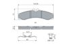 Brake Pad Set, disc brake MERCEDES-BENZ - 002 420 42 20