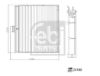 Filter, cabin air Renault 77 01 055 110