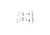 Accessory Kit, brake shoes -