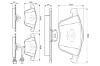 Brake Pad Set, disc brake VAG - 1K0 698 151 B