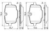 Brake Pad Set, disc brake BMW - 34 20 8 093 728