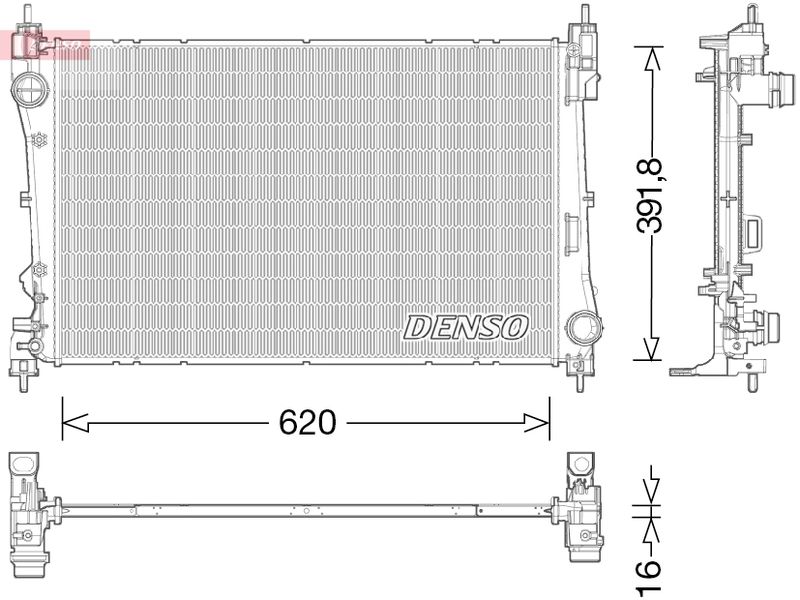 Radiator, engine cooling - Radiator, engine cooling -