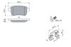 Brake Pad Set, disc brake MERCEDES-BENZ - 415 421 04 10