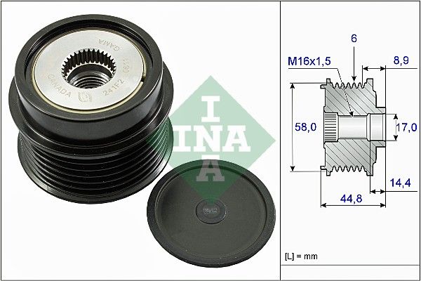 Alternator Freewheel Clutch -
