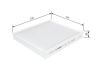 Filter, cabin air VAG - 6R0 820 367