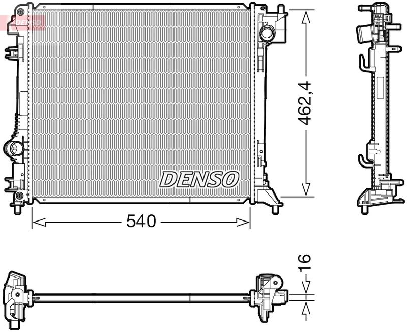 Radiator, engine cooling -