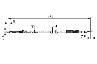 Cable Pull, parking brake -
