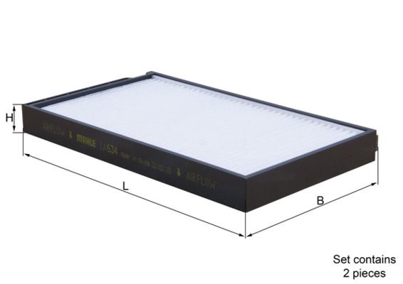 Filter, cabin air HYUNDAI - 976174H900