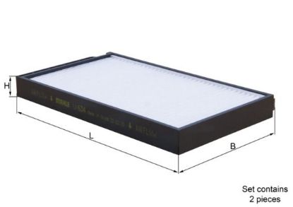 Filter, cabin air HYUNDAI - 976174H900