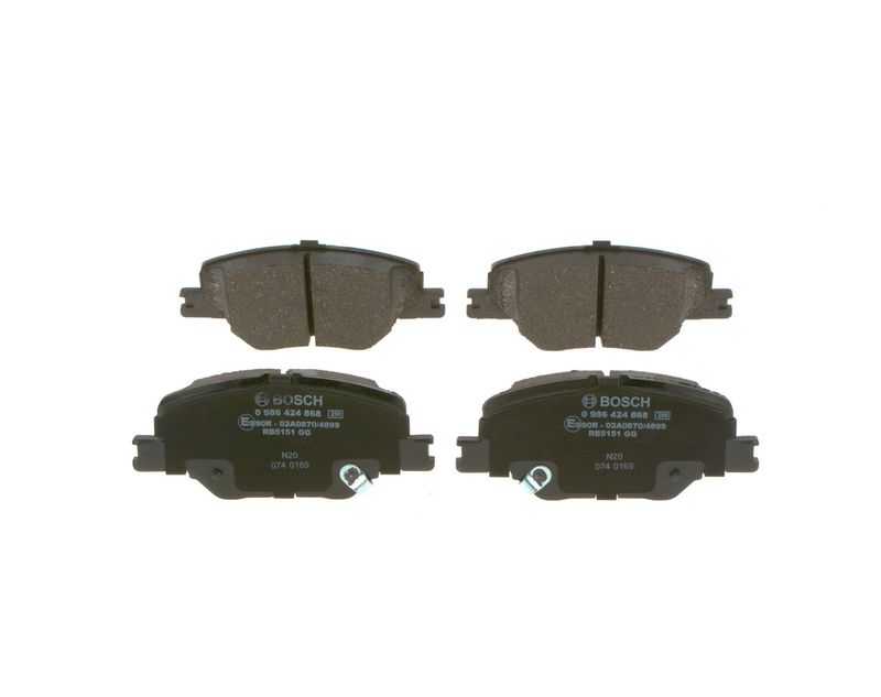 Brake Pad Set, disc brake GENERAL MOTORS - 84124408