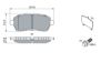 Brake Pad Set, disc brake FORD - 1 550 219