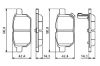 Brake Pad Set, disc brake TOYOTA - 04466 02330