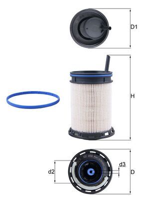 Fuel Filter VAG - 4M0 127 177E