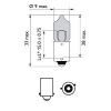 Bulb, direction indicator H6W BAX9S WhiteVision Ultra 2tk