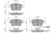 Brake Pad Set, disc brake VAG - 5N0 698 151 B