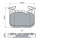 Brake Pad Set, disc brake BMW - 34 11 2 284 765