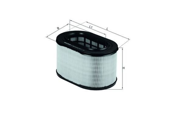 Air Filter PAJERO I, PAJERO II, PAJERO SPORT I 2.3D/2.5D/2.8D