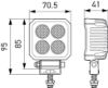 Worklight TS1700, 1700lm, 12-24V, 3m kaabel, ECE-R23