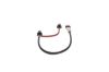 Warning Contact, brake pad wear -