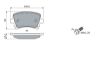Brake Pad Set, disc brake VAG - 3C0 698 451 D