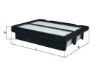 Air Filter CA9902 - Chevrolet, Daewoo