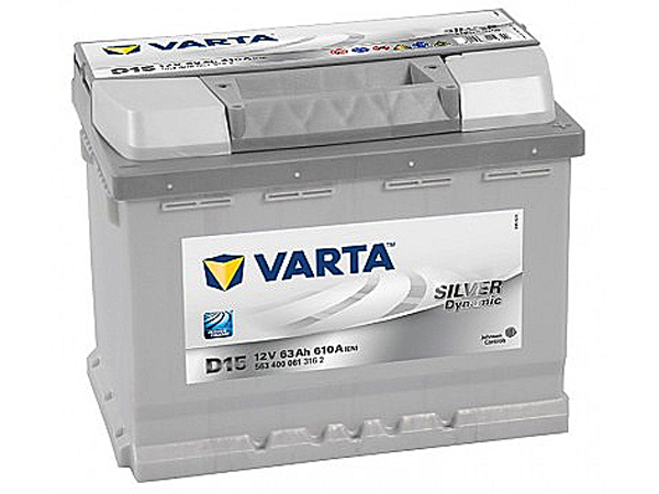 Starter Battery 63Ah 610A 242*175*190 - + SILVER dynamic