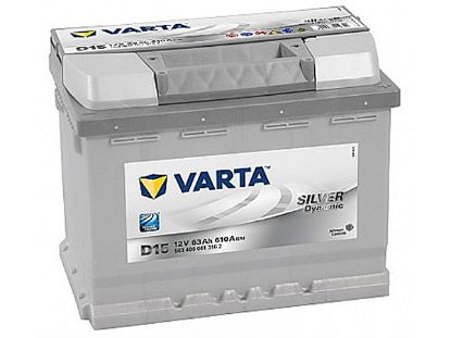 Starter Battery 63Ah 610A 242*175*190 - + SILVER dynamic
