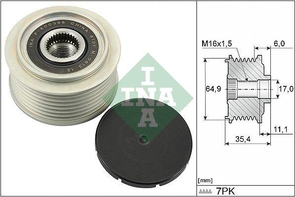Alternator Freewheel Clutch -