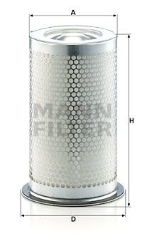 Filter, operating hydraulics Compressors 23566938