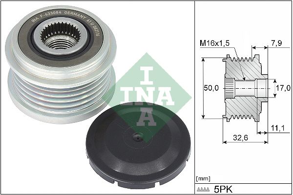 Alternator Freewheel Clutch -
