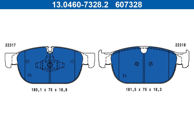 Brake Pad Set, disc brake VOLVO - 31445975